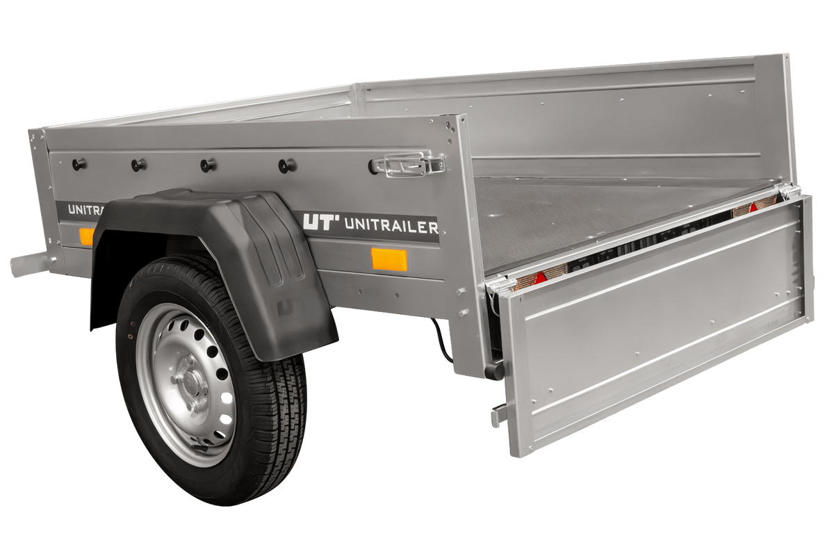 UNITRAILER Garden Trailer 150 KIPP kleiner Anhänger 150 × 106 cm