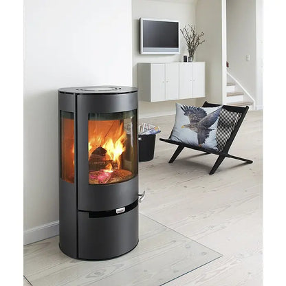 Aduro 9 Kaminofen – 8 kW, Heizvolumen 334 m³, Stahl, Schwarz