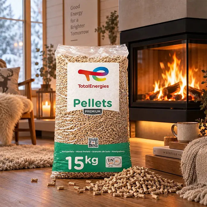 ENplus A1 Holzpellets Weichholz 15kg x 65 Sack 975kg Palette
