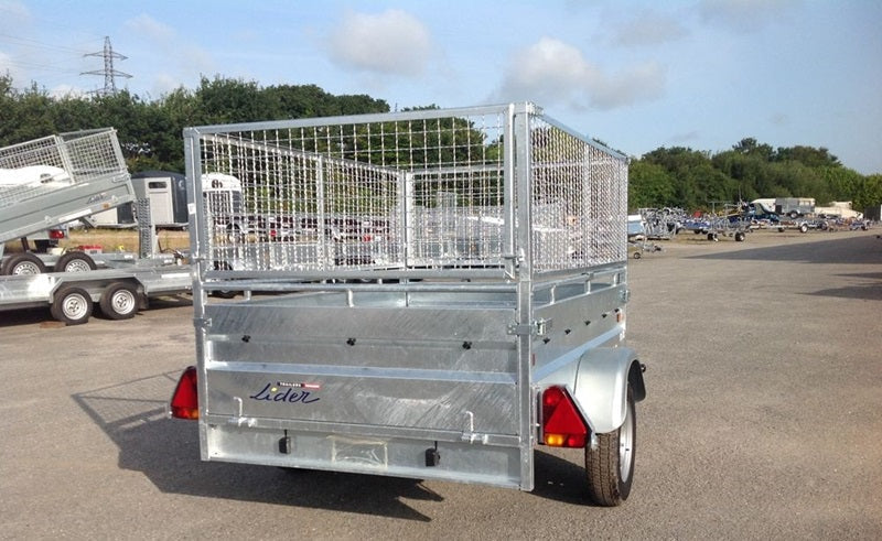 Robuster Lider-Anhänger mit 4 Bremsen – PTAC 750 kg – 200 x 134 cm – 1 Achse