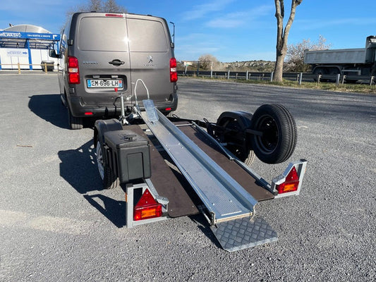 Motorradanhänger 2,50 m/600 kg TYPE-TOP