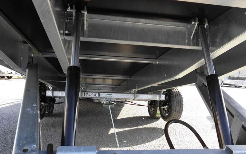 LIDER-Plattformanhänger auf Rädern – PTAC: 3.500 kg – 2 gebremste Achsen – 506 x 215 cm