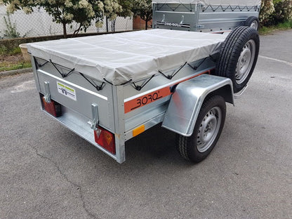 Gepäckanhänger New Boro Niewiadow BO717, zulässiges Gesamtgewicht von 750 kg