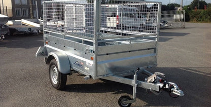 Robuster Lider-Anhänger mit 4 Bremsen – PTAC 750 kg – 200 x 134 cm – 1 Achse