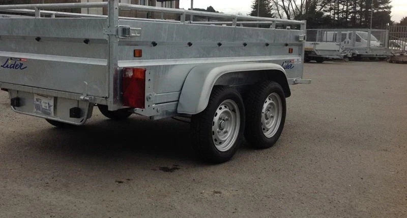Hochleistungs-Lider-Muldenkipper, PTAC 1500 kg, Doppelachse mit Bremsen