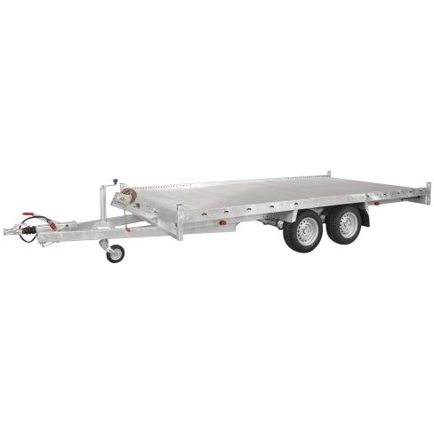MSX 3000 Autotransporter mit Rampen, Stützen, Seilwinde und Seilwindenhalterung