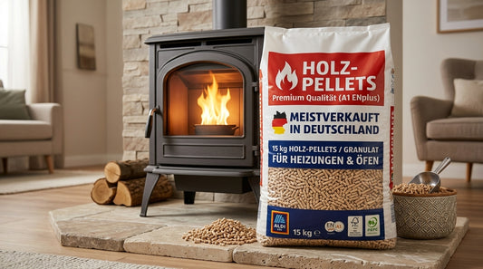 Holzpellets Premium A1 ENplus – 15-kg-Sack (Hochleistung)