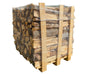 Palette mit 1,5 Raummetern Holz in 50 cm – Mischung aus Harthölzern (Buche, Eiche, Hainbuche)