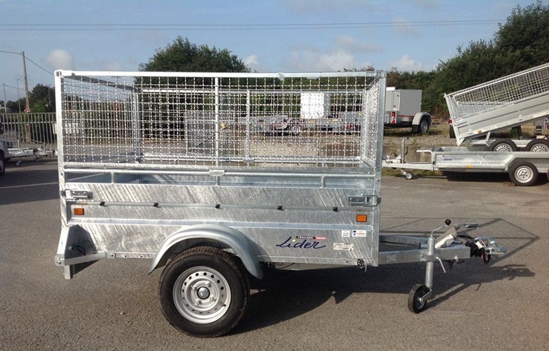 Robuster Lider-Anhänger mit 4 Bremsen – PTAC 750 kg – 200 x 134 cm – 1 Achse