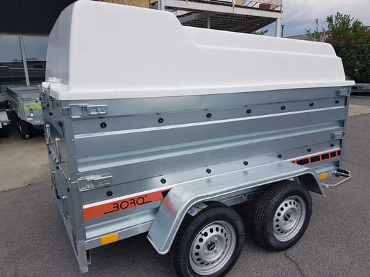 Gepäckanhänger Boro 2 Achsen, 750 kg: Fahren ohne elektronischen Führerschein