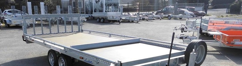 LIDER-Plattformanhänger auf Rädern – PTAC: 3.500 kg – 2 gebremste Achsen – 506 x 215 cm