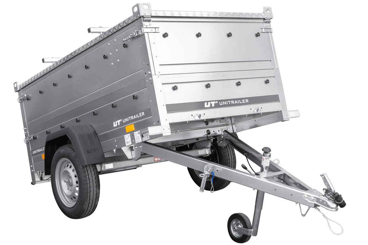 Garden Trailer 200 KIPP Anhänger 200 × 106 cm mit Aluminiumdeckel