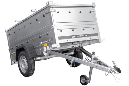 Garden Trailer 200 KIPP Anhänger 200 × 106 cm mit Aluminiumdeckel