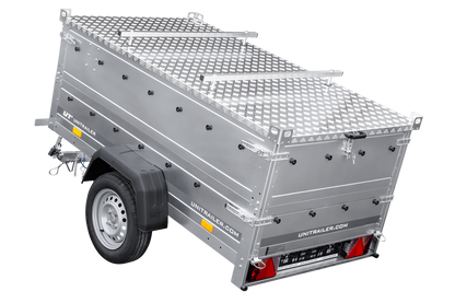 Garden Trailer 200 KIPP Anhänger 200 × 106 cm mit Aluminiumdeckel