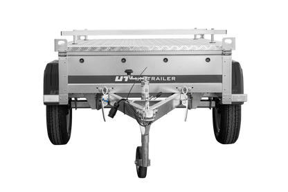 Garden Trailer 150 KIPP Einachsanhänger 150 × 106 cm mit Aluminiumdeckel – 750 kg