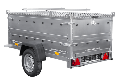 Garden Trailer 200 KIPP Anhänger 200 × 106 cm mit Aluminiumdeckel