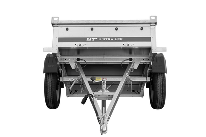 Garden Trailer 150 KIPP Einachsanhänger 150 × 106 cm mit Aluminiumdeckel – 750 kg