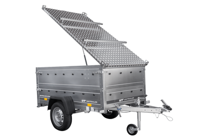 Garden Trailer 200 KIPP Anhänger 200 × 106 cm mit Aluminiumdeckel