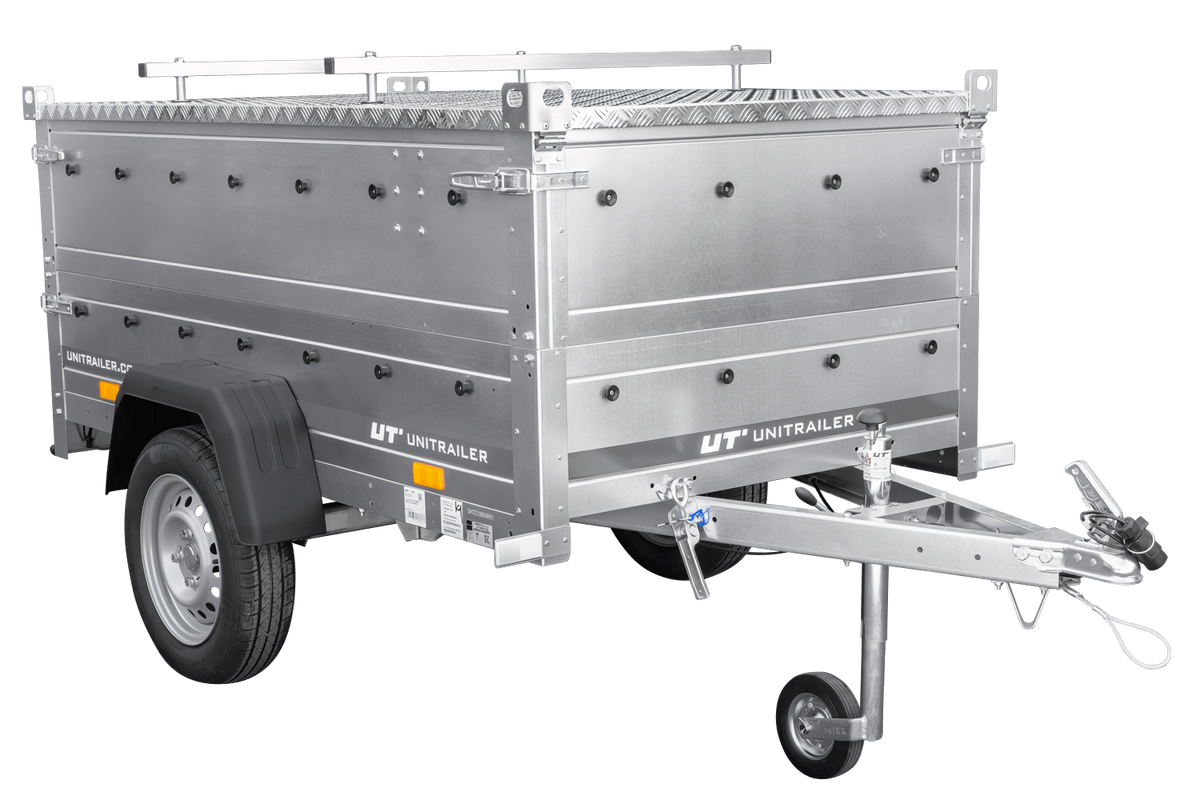 Garden Trailer 200 KIPP Anhänger 200 × 106 cm mit Aluminiumdeckel