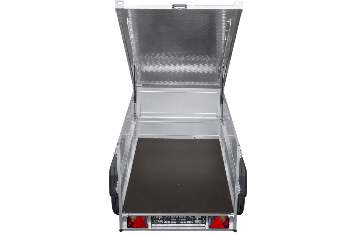 Garden Trailer 200 KIPP Anhänger 200 × 106 cm mit Aluminiumdeckel