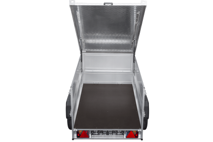 Garden Trailer 200 KIPP Anhänger 200 × 106 cm mit Aluminiumdeckel