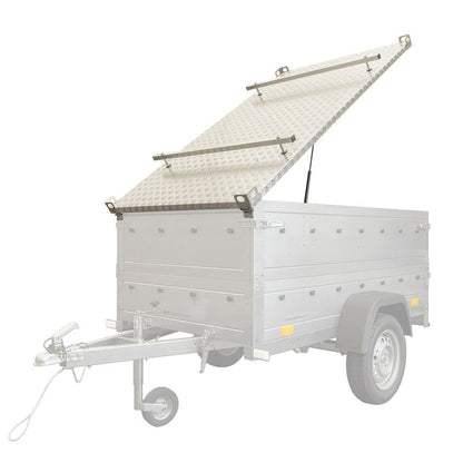 Garden Trailer 200 KIPP Anhänger 200 × 106 cm mit Aluminiumdeckel