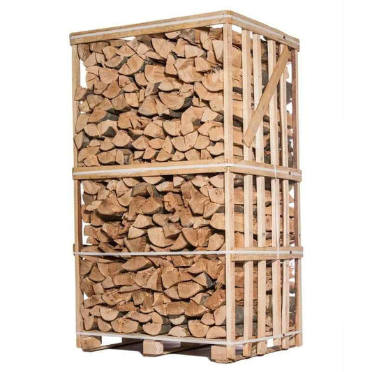 Kammergetrocknetes Brennholz 50 cm – Palette mit 2,5 Raummetern (2,1 m³)