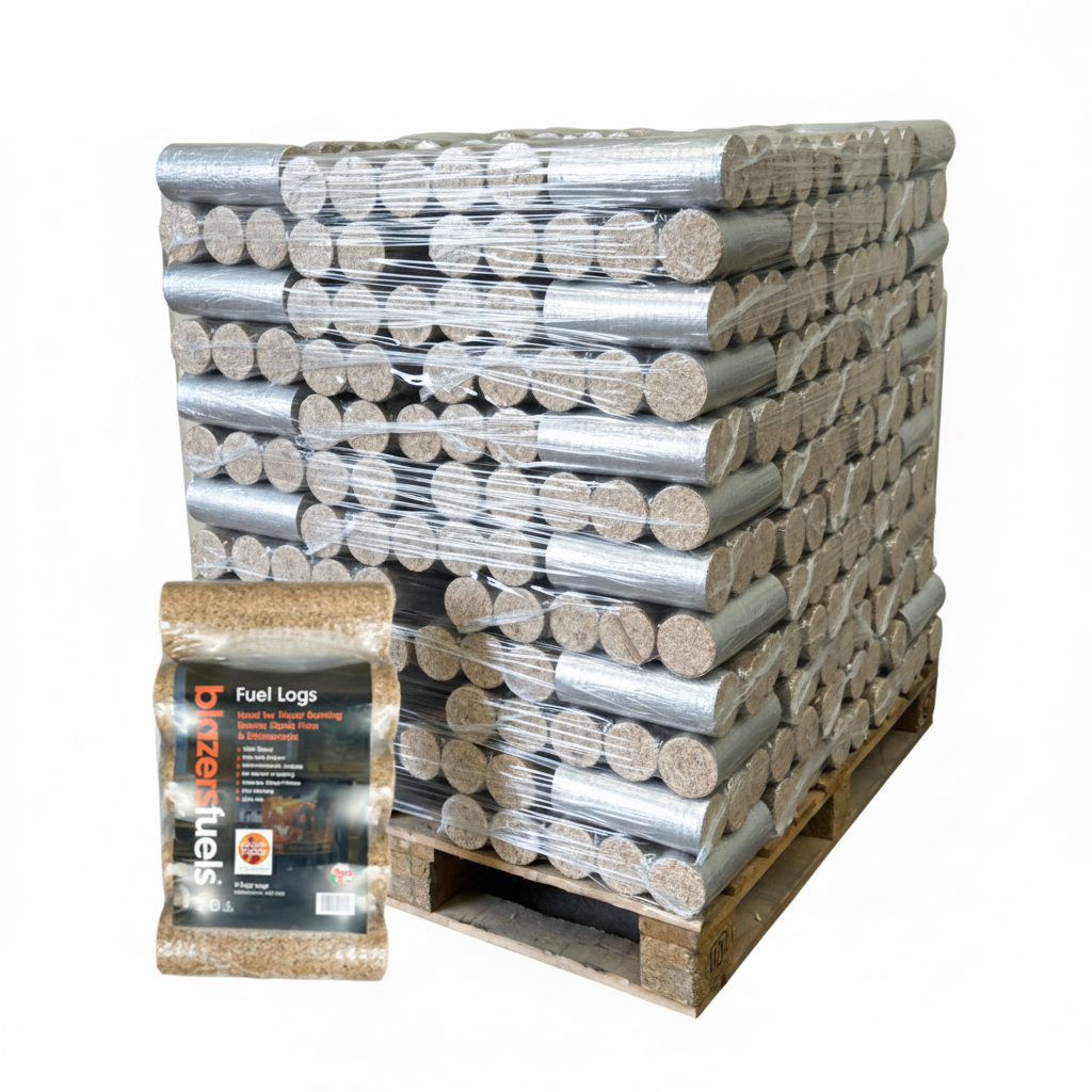 Eco-Log Fuels4Less Holzbriketts – Palette mit 540 Briketts, FSC