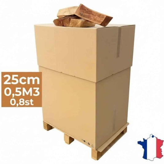 Brennholz 25 cm Extra Trocken Dumm 0,5 m3