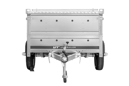 UNITRAILER GARDEN 230 KIPP Einachsanhänger 230 × 125 cm mit BIS-Bordwandaufsätzen und Aluminiumdeckel