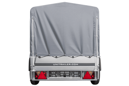 Garden Trailer 200 KIPP Anhänger 200 × 106 cm mit Hochplane, Spriegel und Stützrad – 500 kg laut Produktbezeichnung