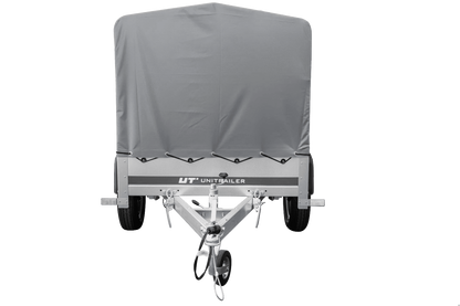 Garden Trailer 200 KIPP Anhänger 200 × 106 cm mit Hochplane, Spriegel und Stützrad – 500 kg laut Produktbezeichnung