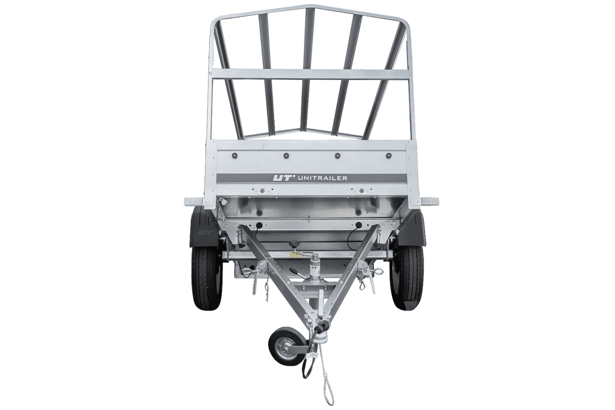 Garden Trailer 200 KIPP Anhänger 200 × 106 cm mit Hochplane, Spriegel und Stützrad – 500 kg laut Produktbezeichnung