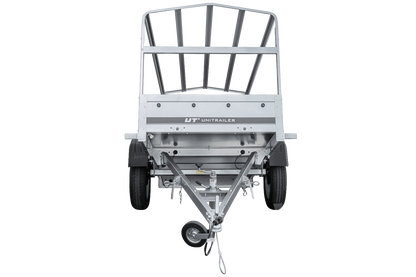 Garden Trailer 200 KIPP Anhänger 200 × 106 cm mit Hochplane, Spriegel und Stützrad – 500 kg laut Produktbezeichnung