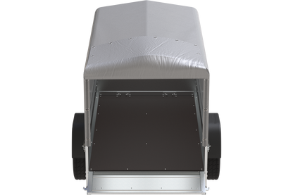 Garden Trailer 201 KIPP Anhänger 200 × 125 cm mit Hochplane und Spriegel – bis 750 kg