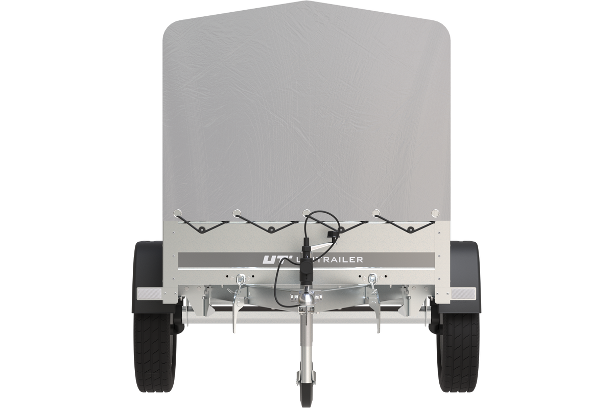 Garden Trailer 201 KIPP Anhänger 200 × 125 cm mit Hochplane und Spriegel – bis 750 kg