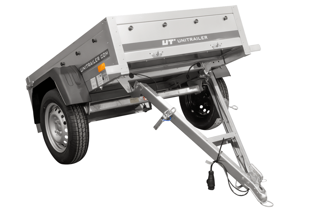 UNITRAILER Garden Trailer 150 KIPP kleiner Anhänger 150 × 106 cm