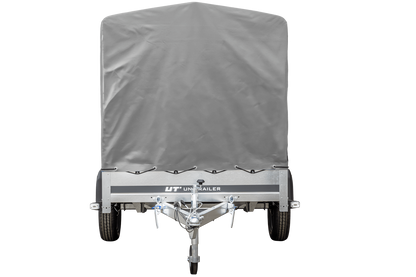 Garden Trailer 230 KIPP Anhänger 230 × 125 cm mit 110-cm-Hochplane, 110-cm-Spriegel und Stützrad