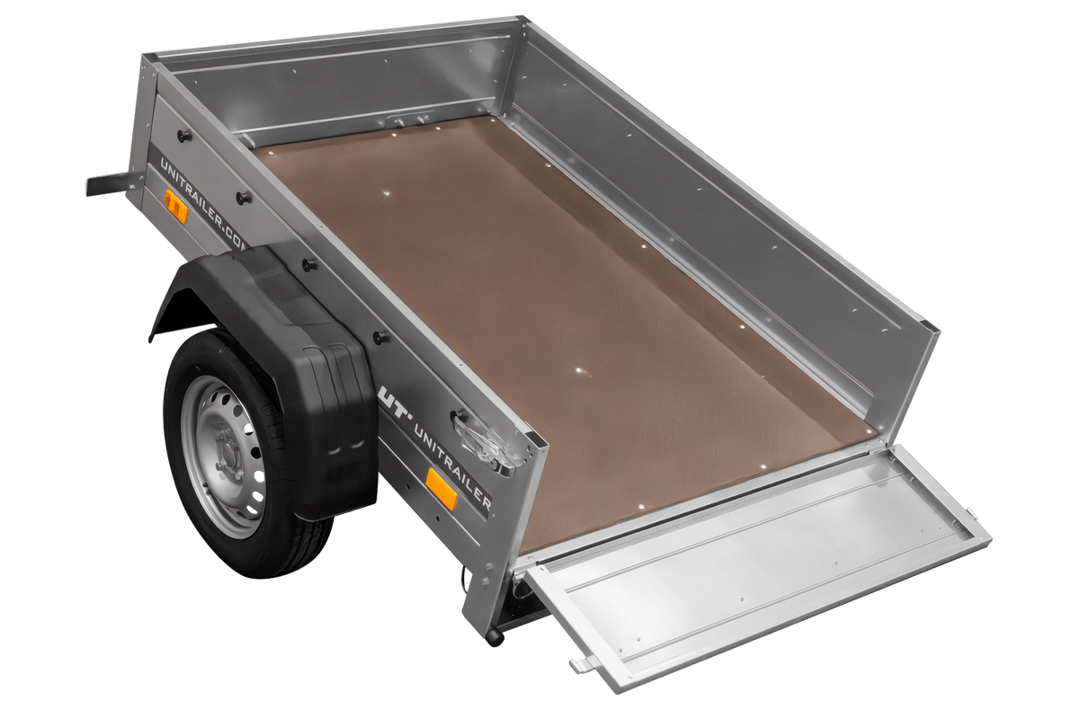 UNITRAILER Garden Trailer 150 KIPP kleiner Anhänger 150 × 106 cm