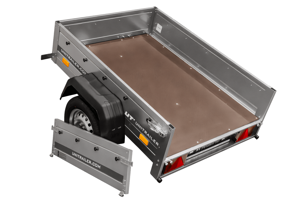 UNITRAILER Garden Trailer 150 KIPP kleiner Anhänger 150 × 106 cm