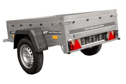 UNITRAILER Garden Trailer 150 KIPP kleiner Anhänger 150 × 106 cm