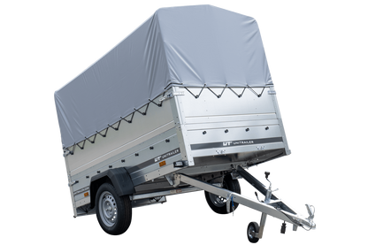 Garden Trailer 230 KIPP Hochplanenanhänger 2,30 × 1,25 m mit Bordwandaufsätzen