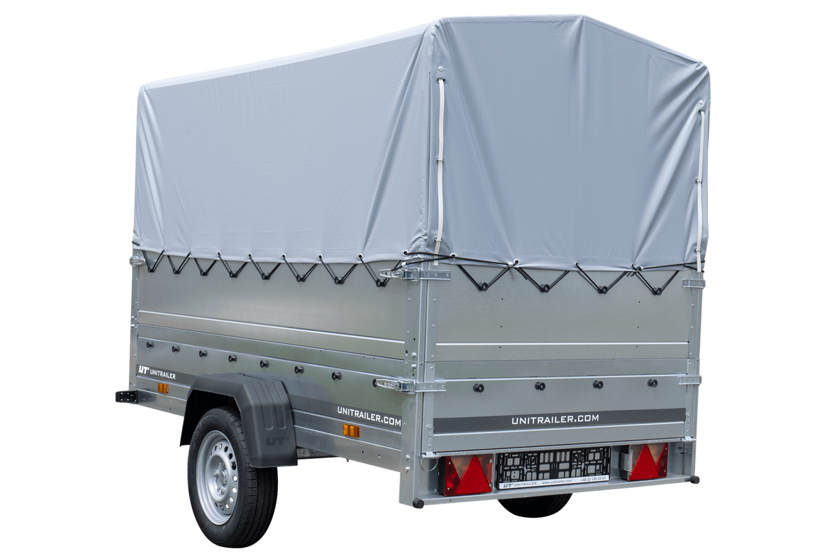 Garden Trailer 230 KIPP Hochplanenanhänger 2,30 × 1,25 m mit Bordwandaufsätzen
