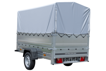 Garden Trailer 230 KIPP Hochplanenanhänger 2,30 × 1,25 m mit Bordwandaufsätzen