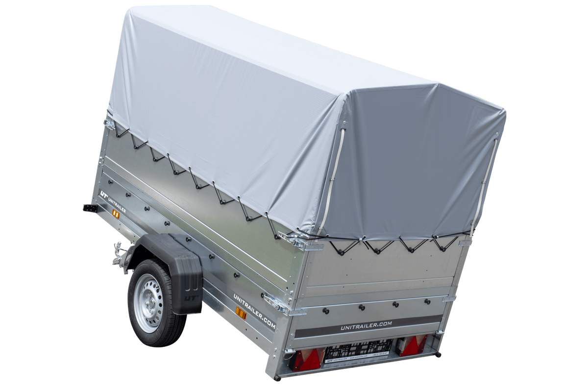 Garden Trailer 230 KIPP Hochplanenanhänger 2,30 × 1,25 m mit Bordwandaufsätzen