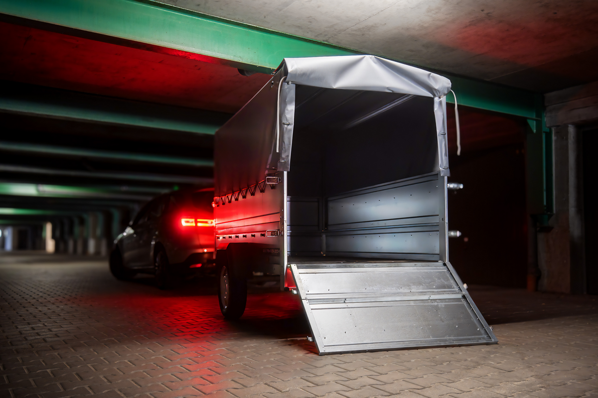 Garden Trailer 230 KIPP Hochplanenanhänger 2,30 × 1,25 m mit Bordwandaufsätzen