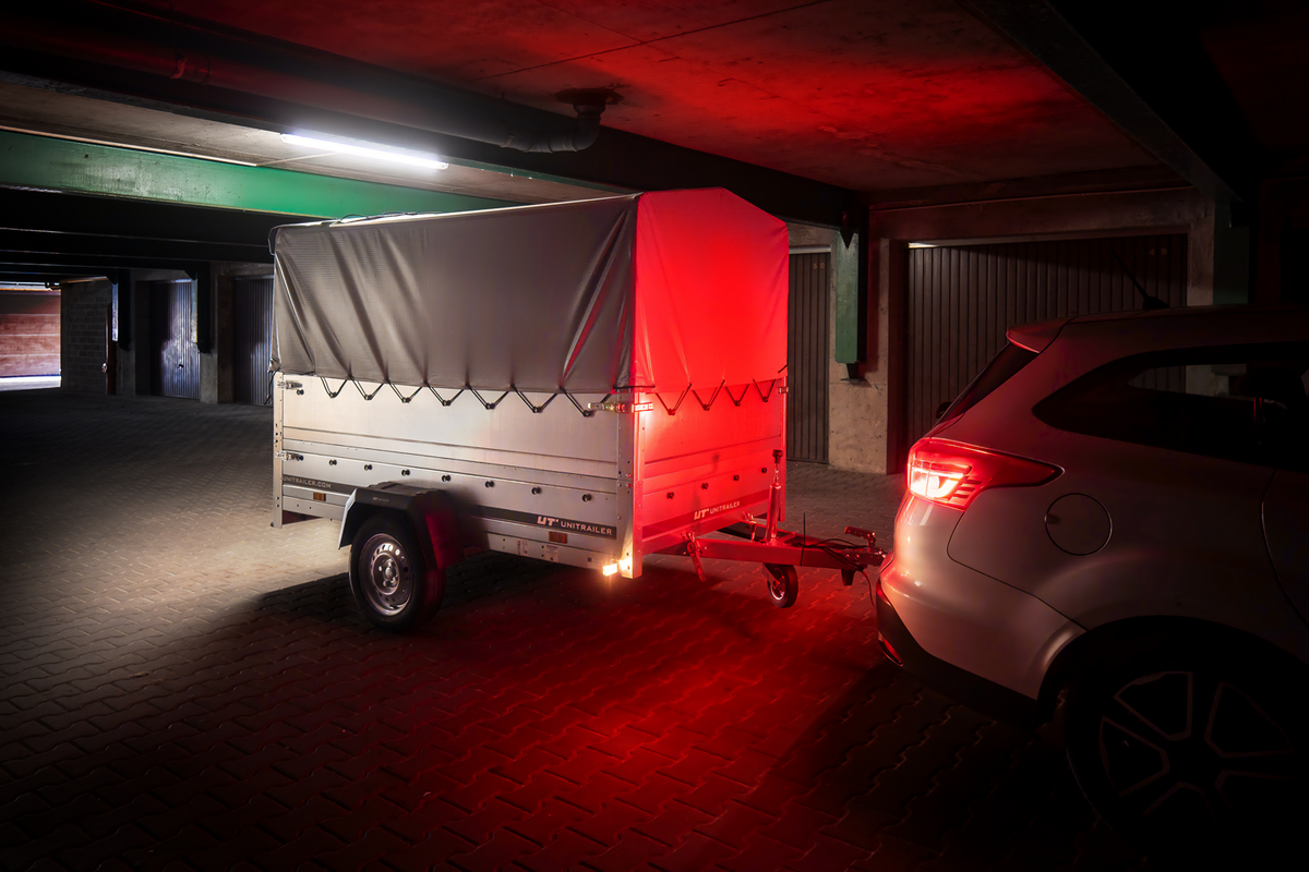 Garden Trailer 230 KIPP Hochplanenanhänger 2,30 × 1,25 m mit Bordwandaufsätzen