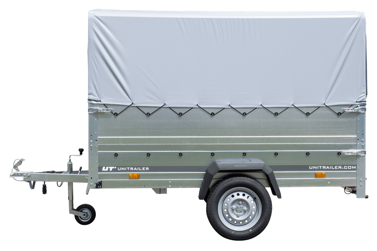 Garden Trailer 230 KIPP Hochplanenanhänger 2,30 × 1,25 m mit Bordwandaufsätzen