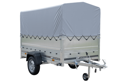 Garden Trailer 230 KIPP Hochplanenanhänger 2,30 × 1,25 m mit Bordwandaufsätzen