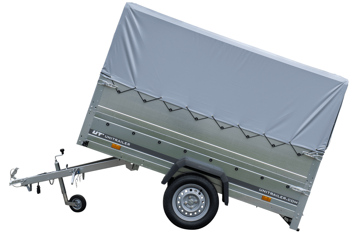 Garden Trailer 230 KIPP Hochplanenanhänger 2,30 × 1,25 m mit Bordwandaufsätzen